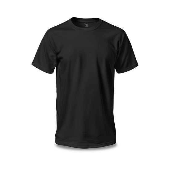 Black Plain Tee
