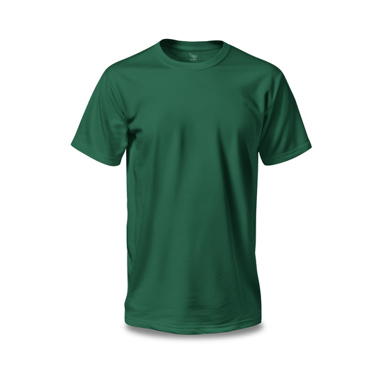 Bottle Green Plain Tee