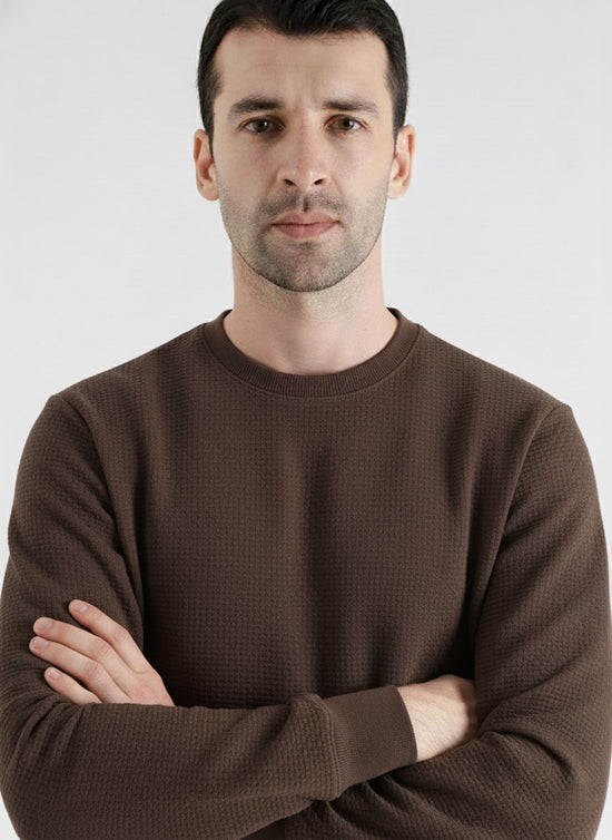 Cocoa Brown Winter Sweatshirt