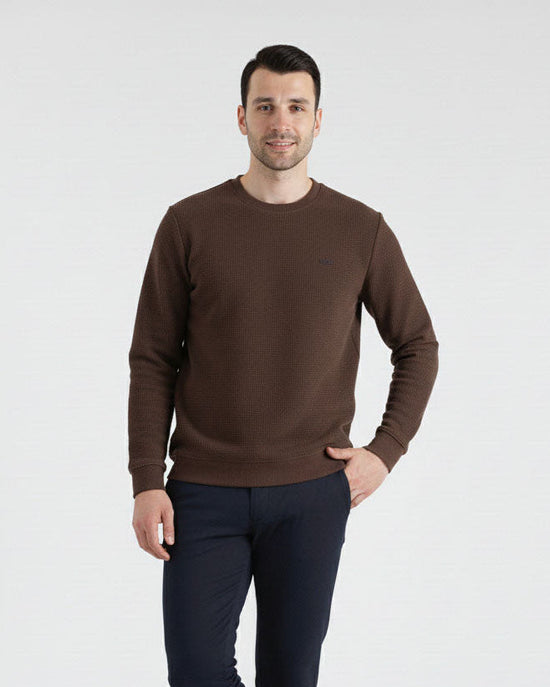 Cocoa Brown Winter Sweatshirt