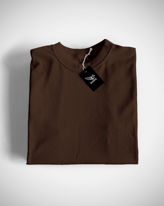 Brown Plain Tee