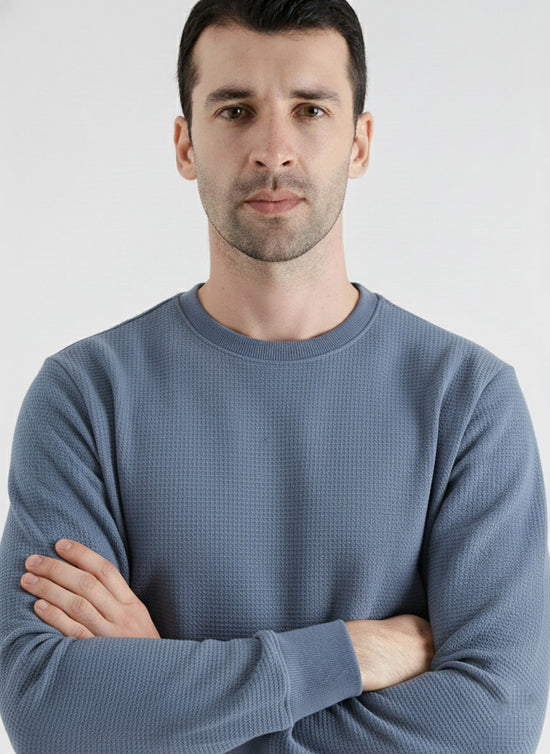 Dusty Blue Winter Sweatshirt