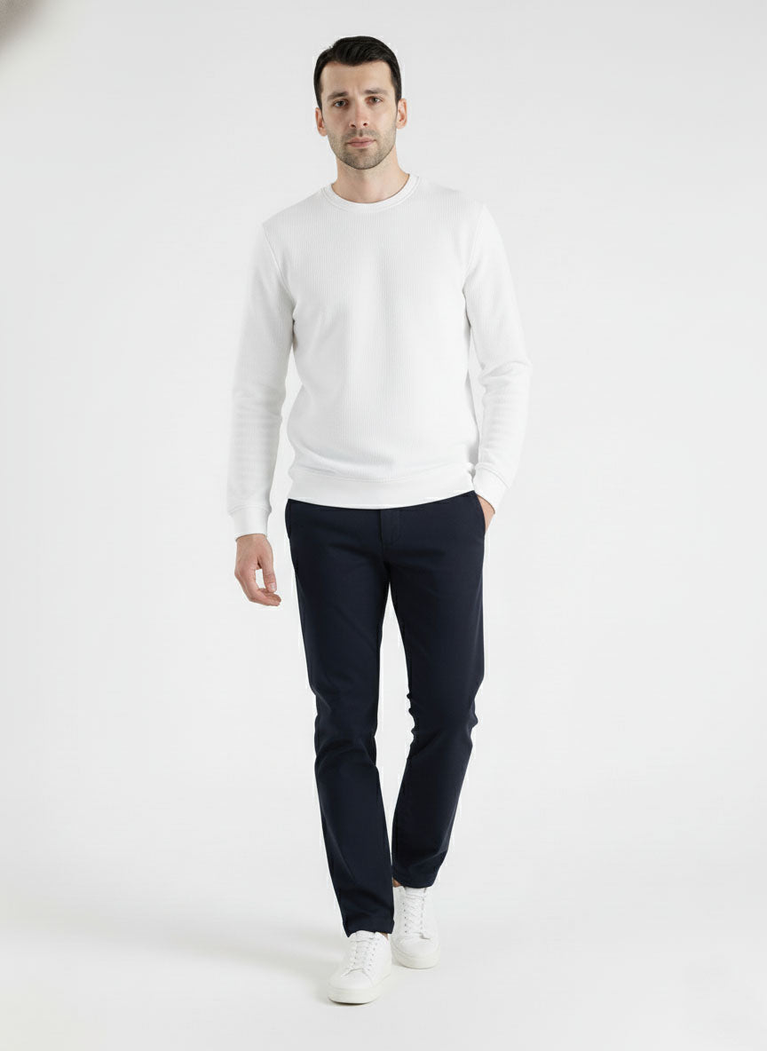 White Winter Sweatshirt