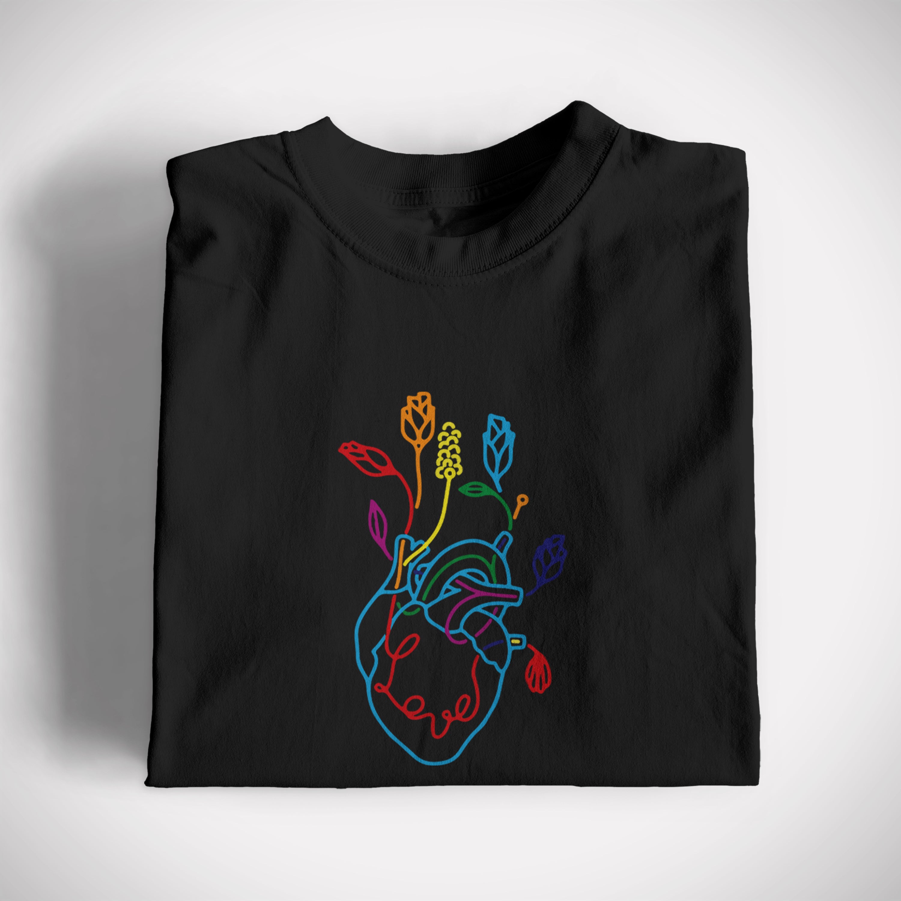 Floral Heart Graphic Tee