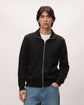 Black Full Zipper Knit Jacket