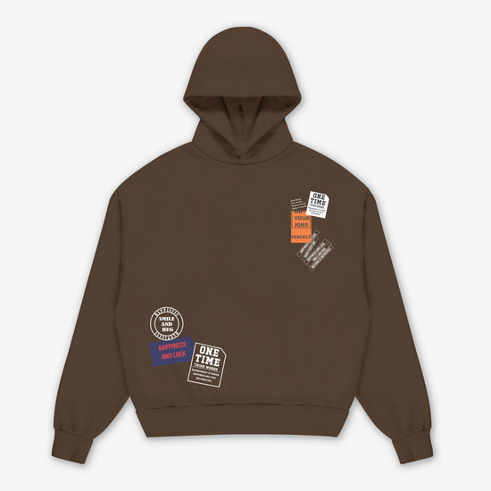 One Time Patch Oversize Hoodie