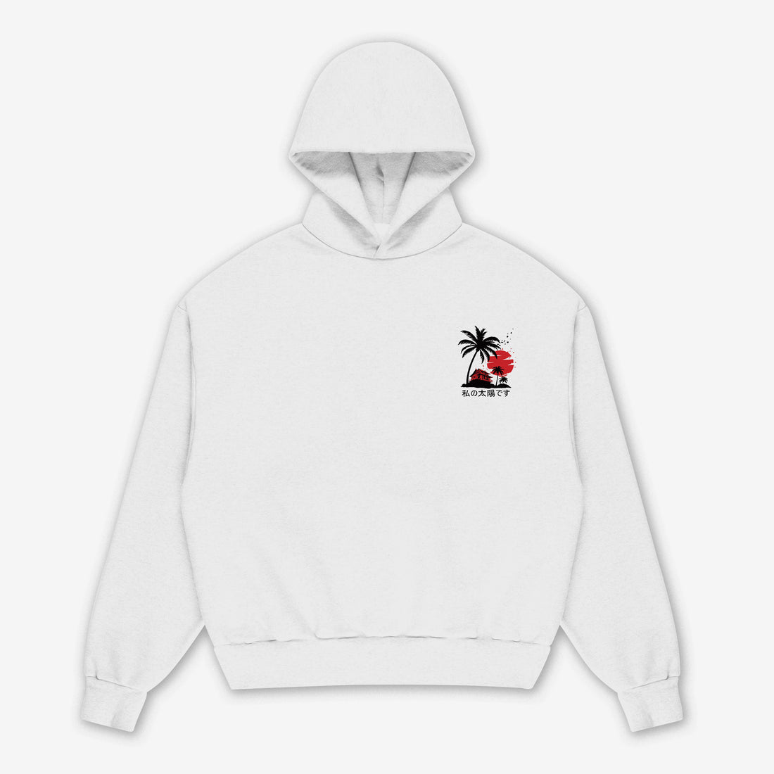 Palm Tree Oversize Hoodie