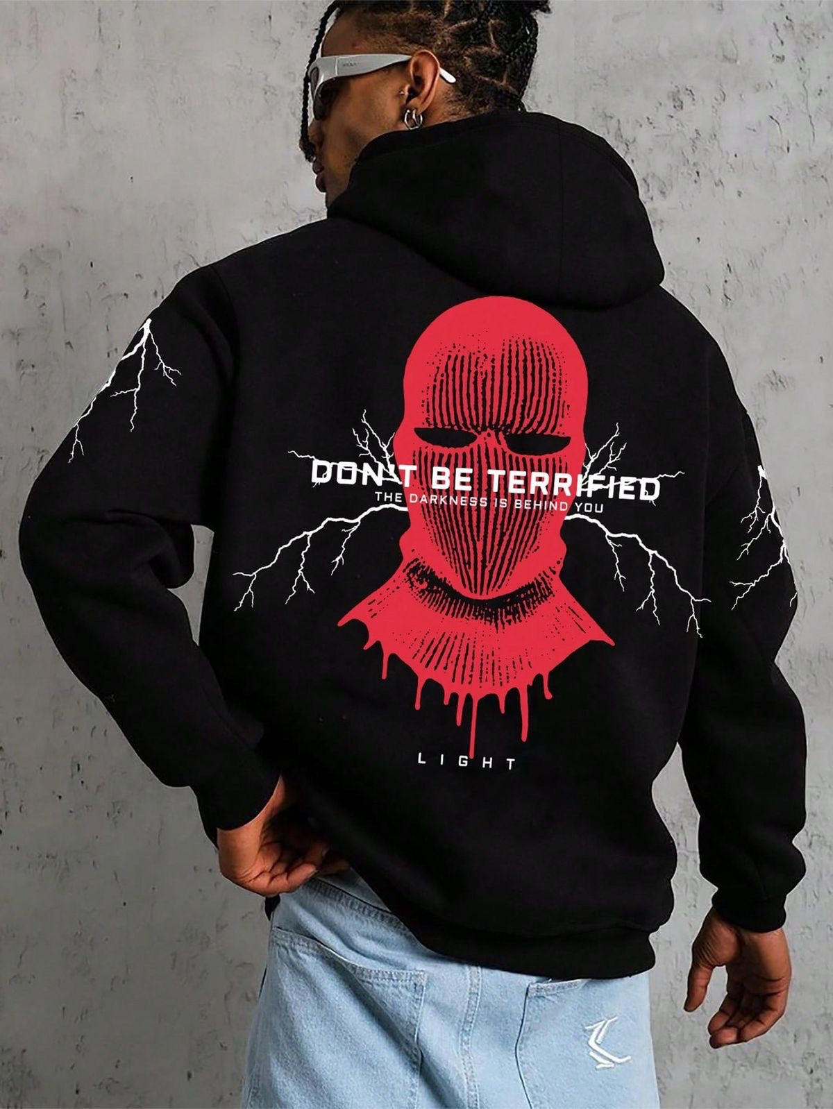 Terrified Oversize  Hoodie