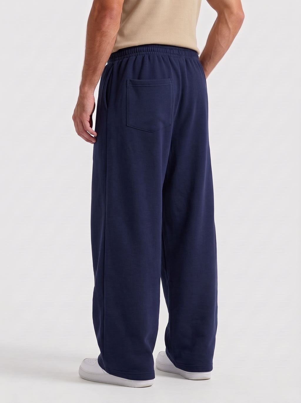 Navy Baggy Trouser