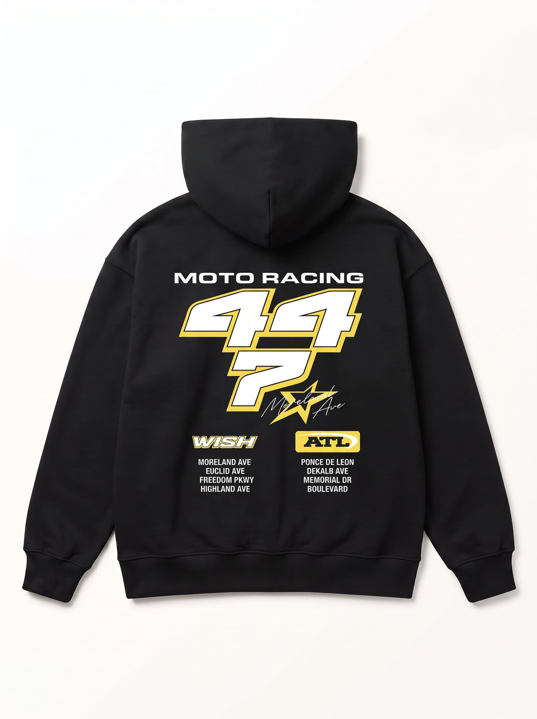 Moto Racing Oversize Hoodie