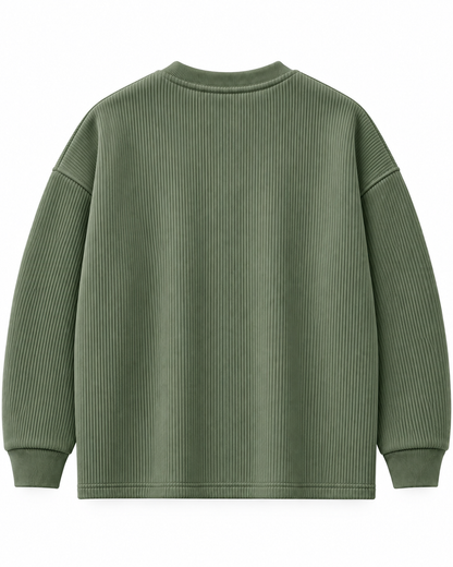 Oversize Knitted Sweaters - Sage Green