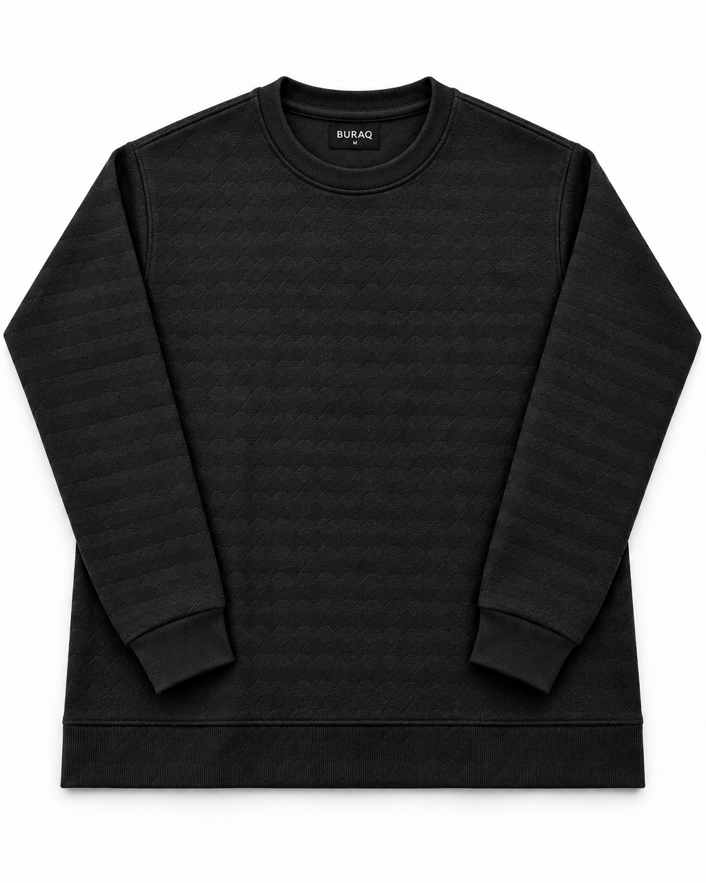 Black Stretch Textured F/S