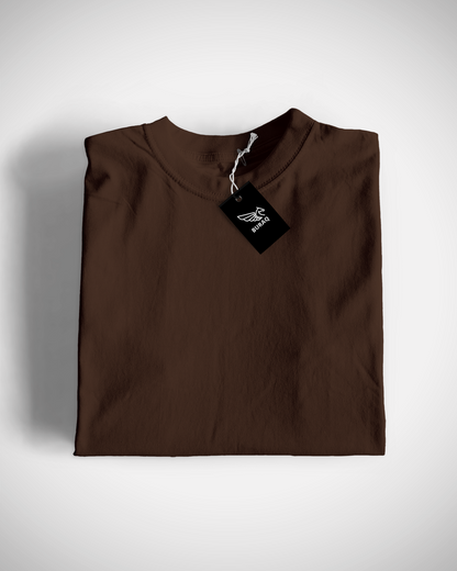 Brown Plain Tee