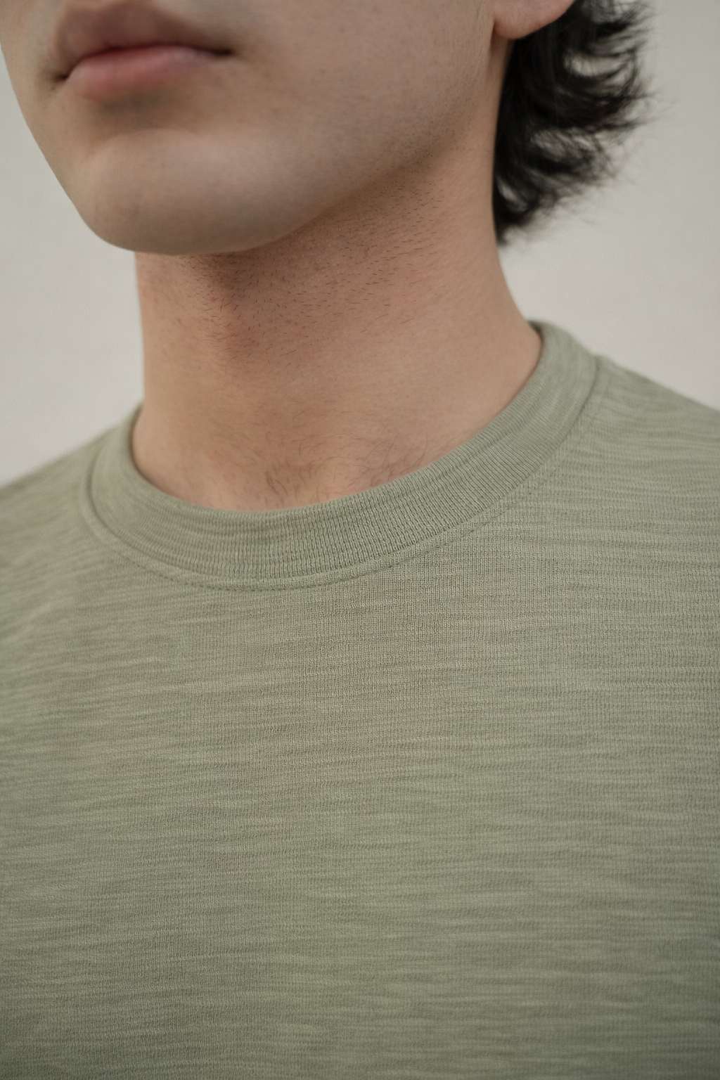 Slub Cotton Oversized Mint Green - Heavy GSM