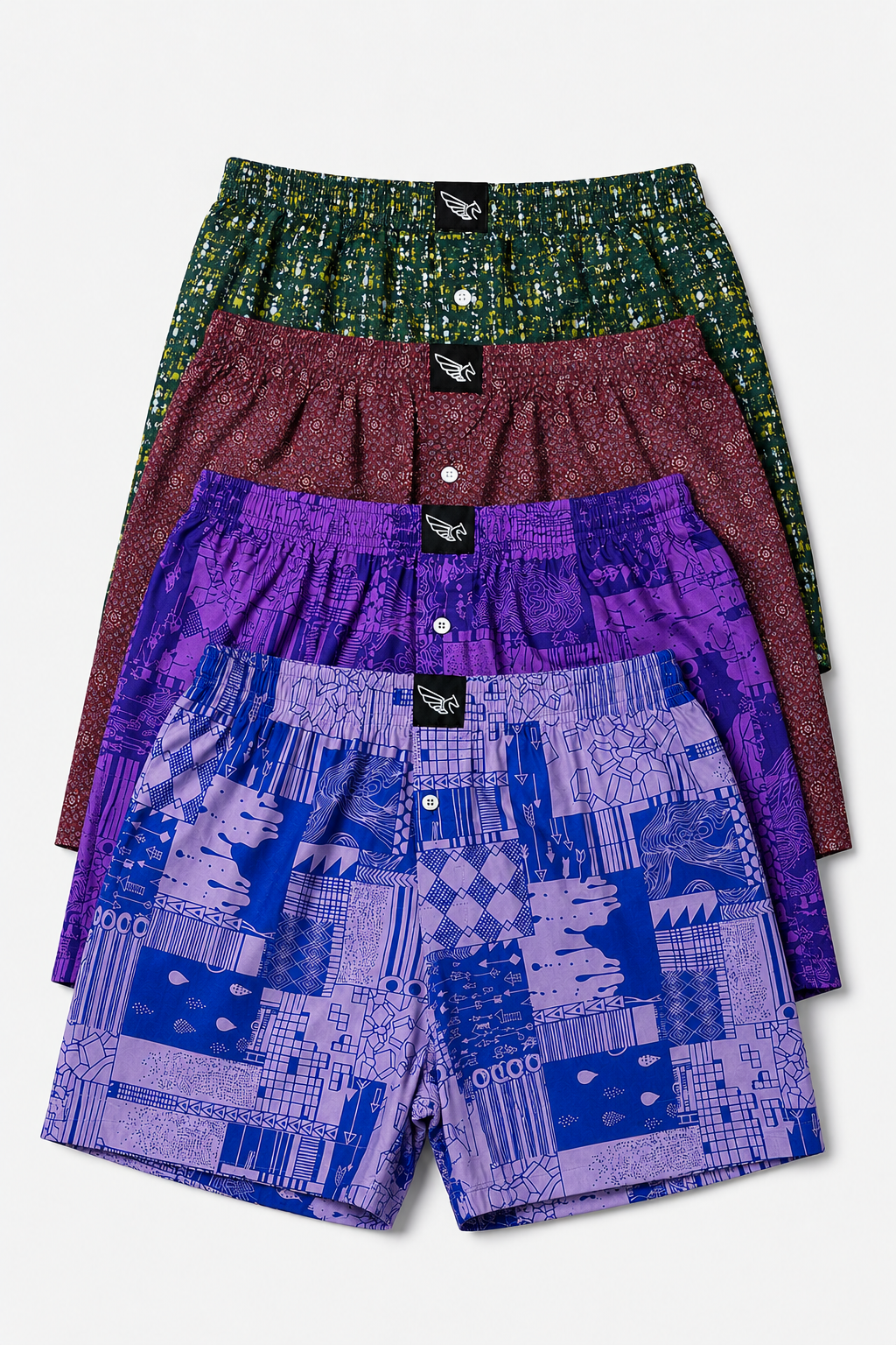 Boxer Short - Cyber Editorial - 4 pcs