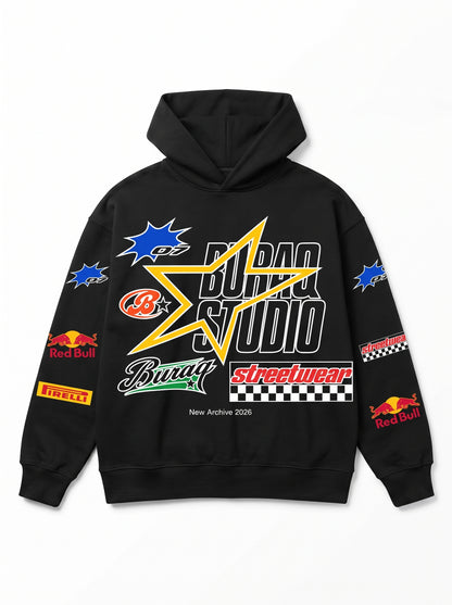Brq Racing Oversize Hoodie
