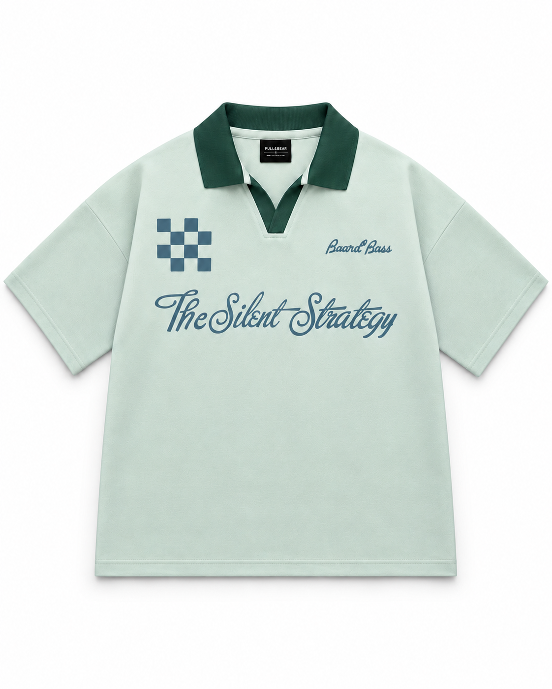 Oversize Interlock Mint Polo - Silent Strategy