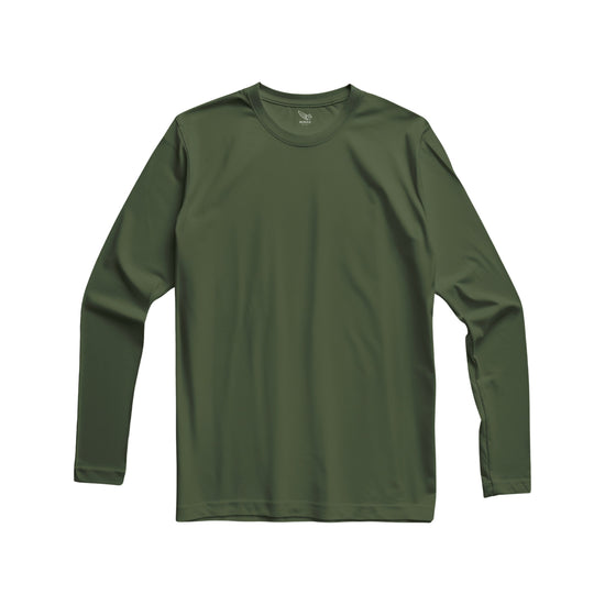 Olive Green Plain Full Sleeves