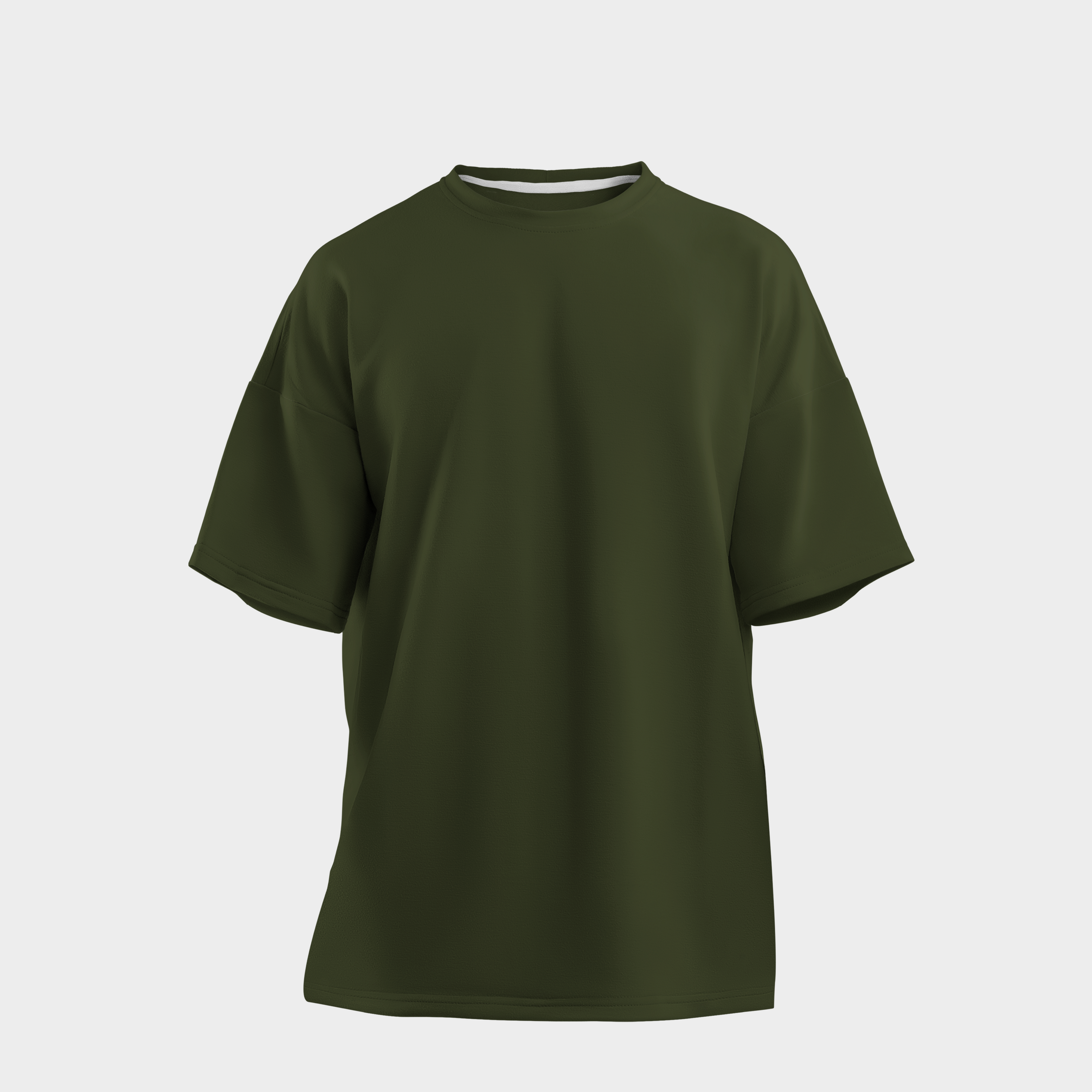Oversize Olive Tee