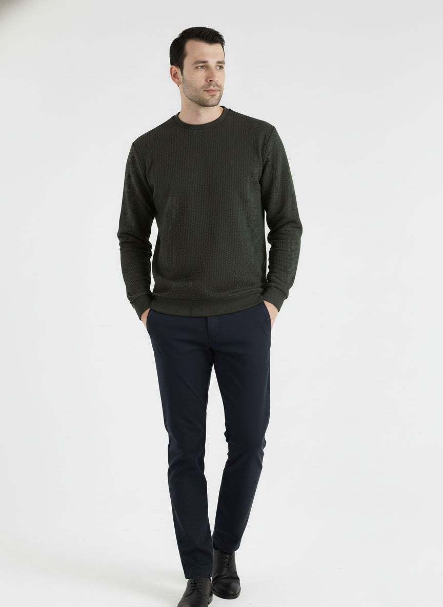 Dark Olive Winter Sweatshirt