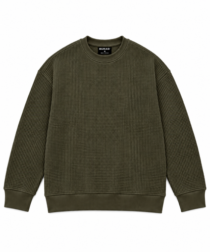 Dark Olive Winter Sweatshirt