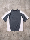 Steel Grey Panel Oversize Tshirt