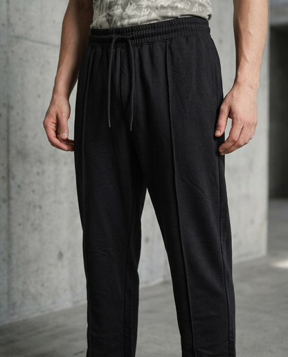 Black Straight Fit Trouser