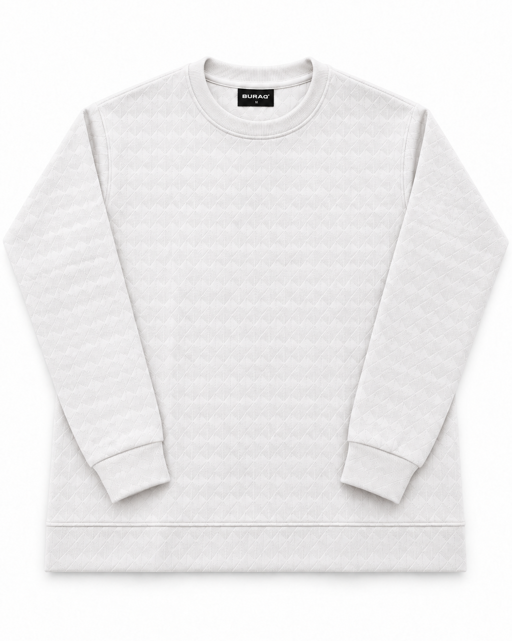 White Stretch Textured F/S