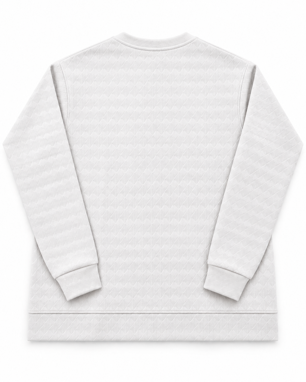 White Stretch Textured F/S
