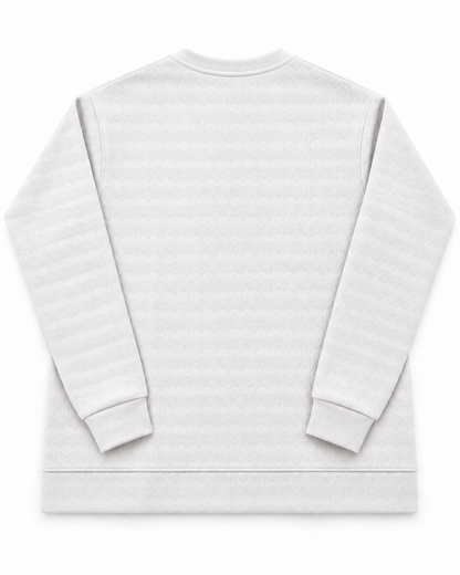 White Stretch Textured F/S