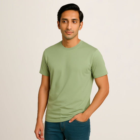 Mint Green Plain Tee