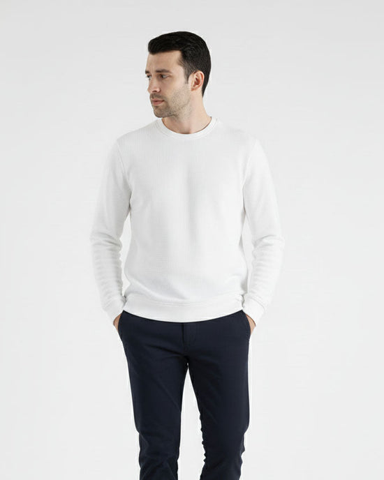 White Winter Sweatshirt