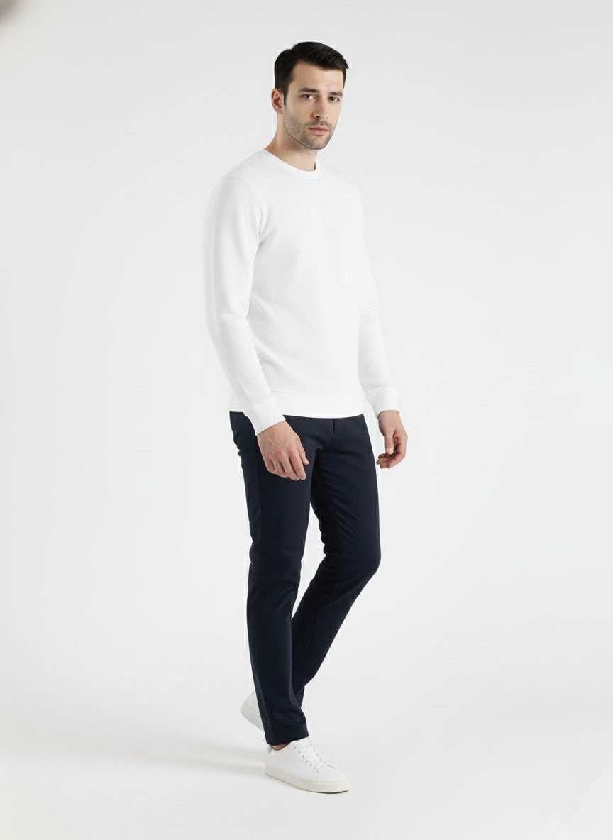 White Winter Sweatshirt
