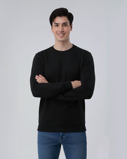 Black Stretch Textured F/S