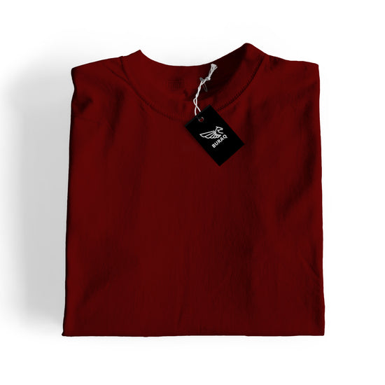 Maroon Plain Tee