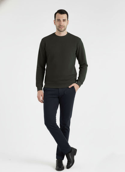 Dark Olive Winter Sweatshirt