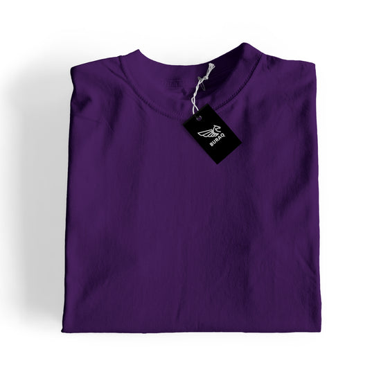 Purple Plain Tee