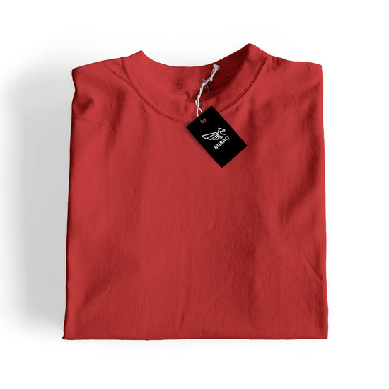 Red Plain Tee