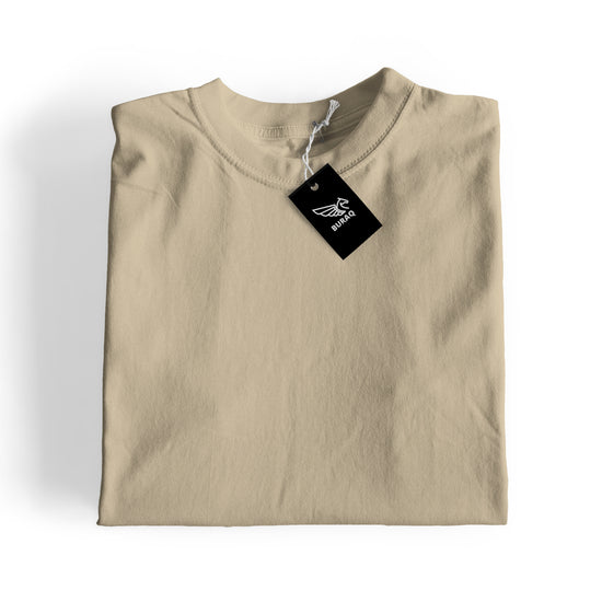 Khaki Plain Tee