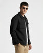 Dual Pocket Utility Jacket- Black