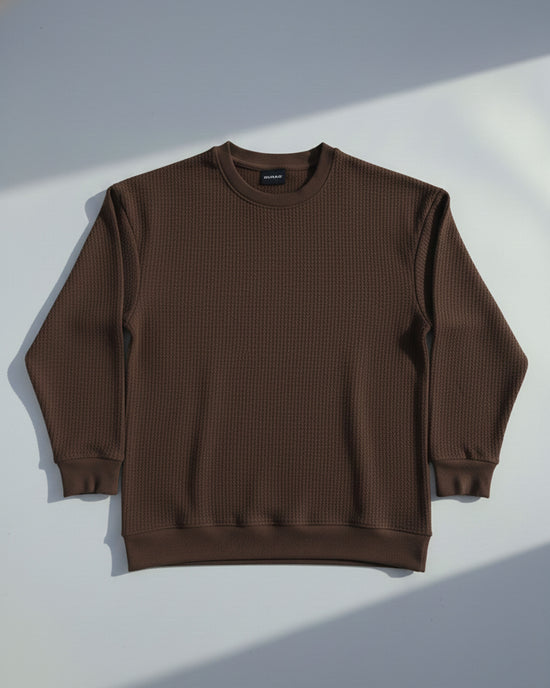Cocoa Brown Winter Sweatshirt