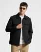 Dual Pocket Utility Jacket- Black