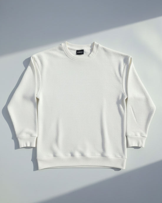 White Winter Sweatshirt