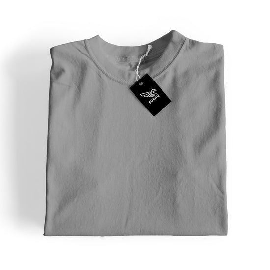 Steel Grey Plain Tee